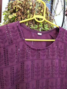 Elegant Purple kurta