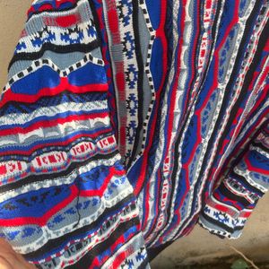 Vintage Coogi Australia 100% Pure New Wool 3D Knit