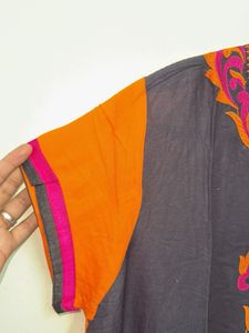 Black Embroidered Kurti