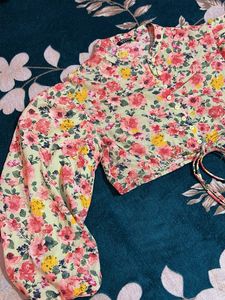 Floral Crop Top