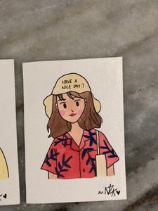 Aesthetic Character Paintings SET OF 12💗