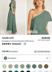 Green Azazie Dress (A4