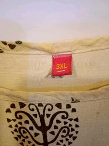 White Cotton Spaghetti Strap Kurti