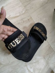 Guess Black Slides