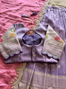 Lavender Lehenga Choli Set