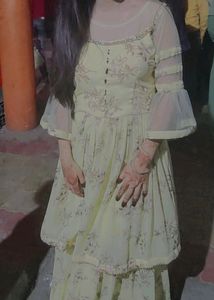 Sharara With Flared Top