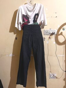 Graphic Print White T-Shirt