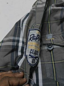 Plaid Button-Down Shirt