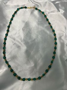 Emerald Green Beaded Necklace