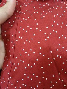 Stylish Red Printed Shirt