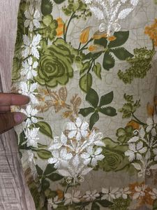 Floral Print Kurta