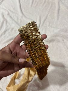 Sequin Gold Belt