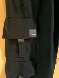 Black Cargo Joggers