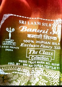 Pure Banarasi Silk Saree For Women