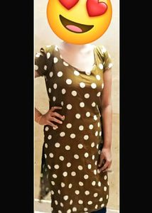 Beautiful Wild Green Color Kurti