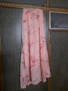 Floral Coord Set Of Skirt And Crop Top