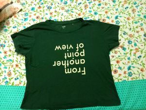 Printed Green T-Shirt