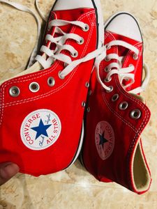 Brand New Red Converse