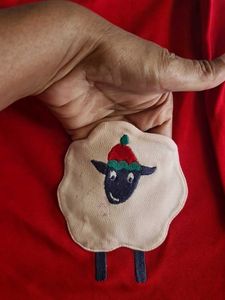 Red T-Shirt with Sheep Applique