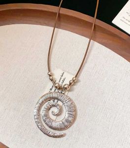 Spiral Statement Necklace