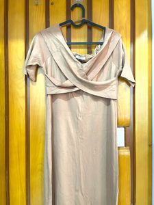 Elegant Beige Dress from Zara