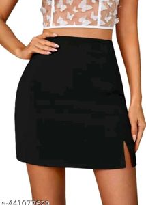 Chic Black Mini Skirt