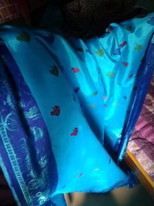 Teal Indian Saree