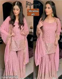 Mirror Work Unstiches Suit