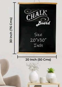 Black Board Rolling Chalk Boar