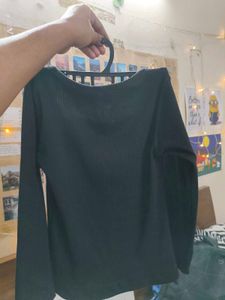 Long Sleeve Black Top