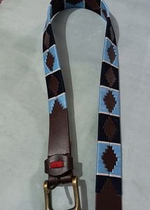 Mens Premium Hand-Stitched Leather Belt