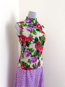 FLORAL MESH TOP