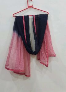 Pink And Black Dupatta💕🖤