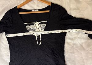 Beautiful Vintage Lace Trim Top