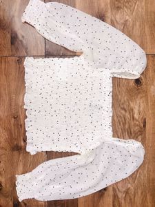 H&amp;M Polka Dot Top