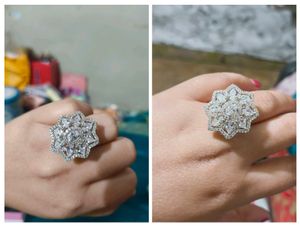GIVA Petals Floral Silver Ring
