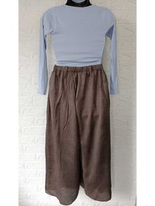 Tailored Wide Leg Pants