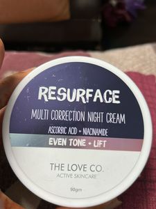 The Love Co. Resurface Night Cream