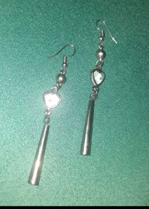 Grunge Heart Earrings