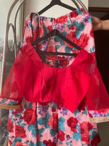 Floral stitched Lehenga Choli Set