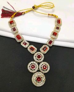 Red Stone Jewelry Set