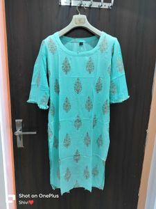 Sky Blue Kurta With Palazzo