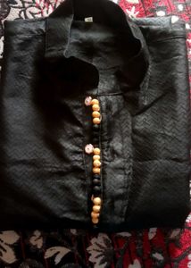 Black Kurta For Man