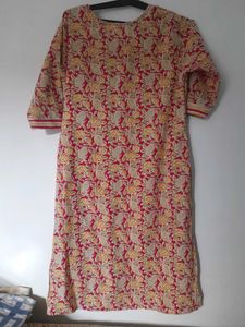 Floral cotton used Kurta Set