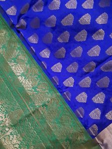 Royal Blue Silk Saree