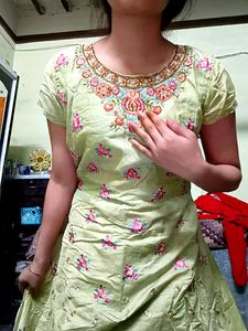 Full Heavy Embroidered Gown