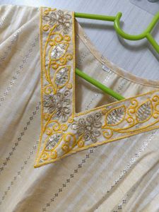 Yellow Kurti For Office Wear 💯