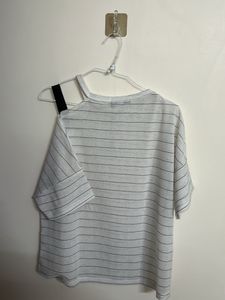 Madame White Transparent Sheer Top