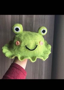 Crochet Bear Bucket Hat