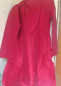 Maroon Kurta
